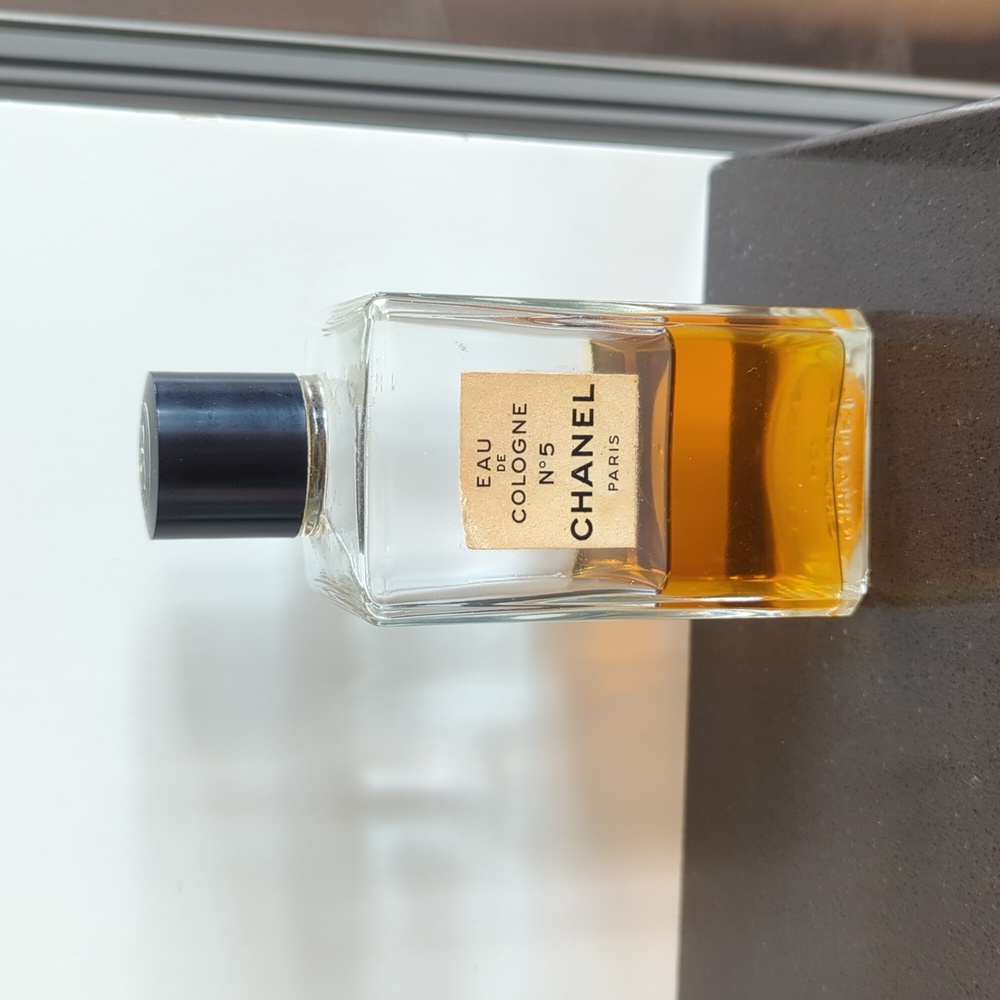 Vintage Chanel No. 5 Eau de Cologne 4oz Rare 1960's Chanel (35% Full)
